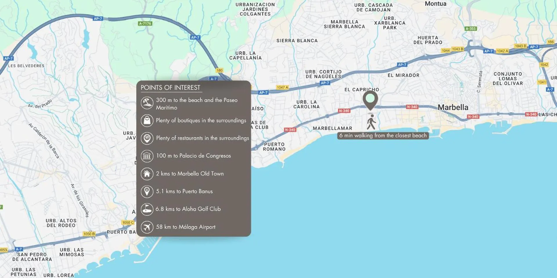 Apartment Vacation Marbella I The Sunrise Golden Mile Flat, Next To Convention Center, Recently Refurbished, Prime Location, 300M To The Beach Spain